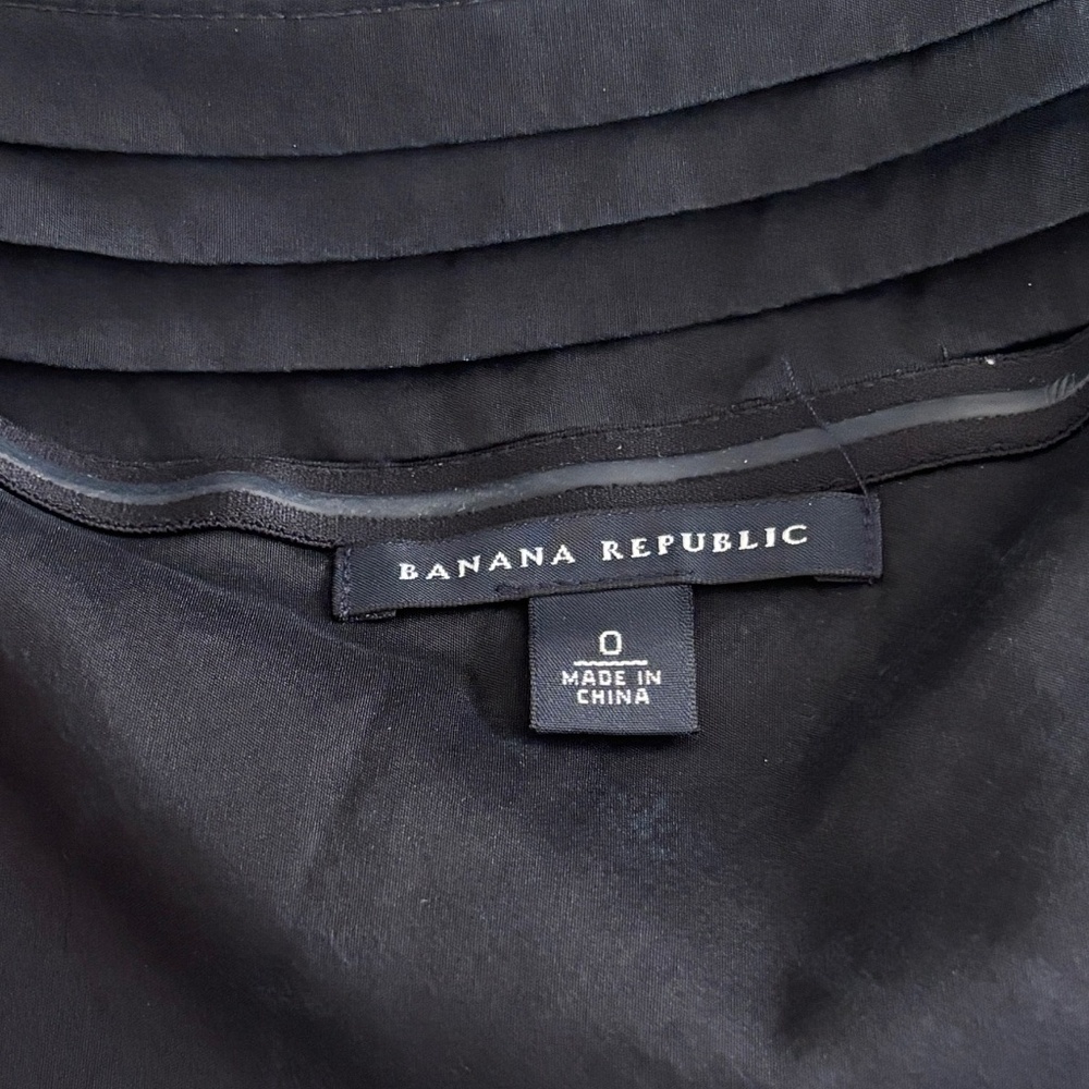 Banana Republic A-line Strapless Dress - Black Size 0 - Picture 8 of 8